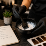 Hair Color Prep at the Salon